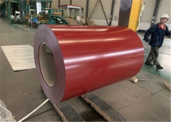 買う 0.45mm PVDF 屋根や産業用建物のパネルのためのプリペイント鋼コイル RAL 9014 RAL 5016 online manufacture